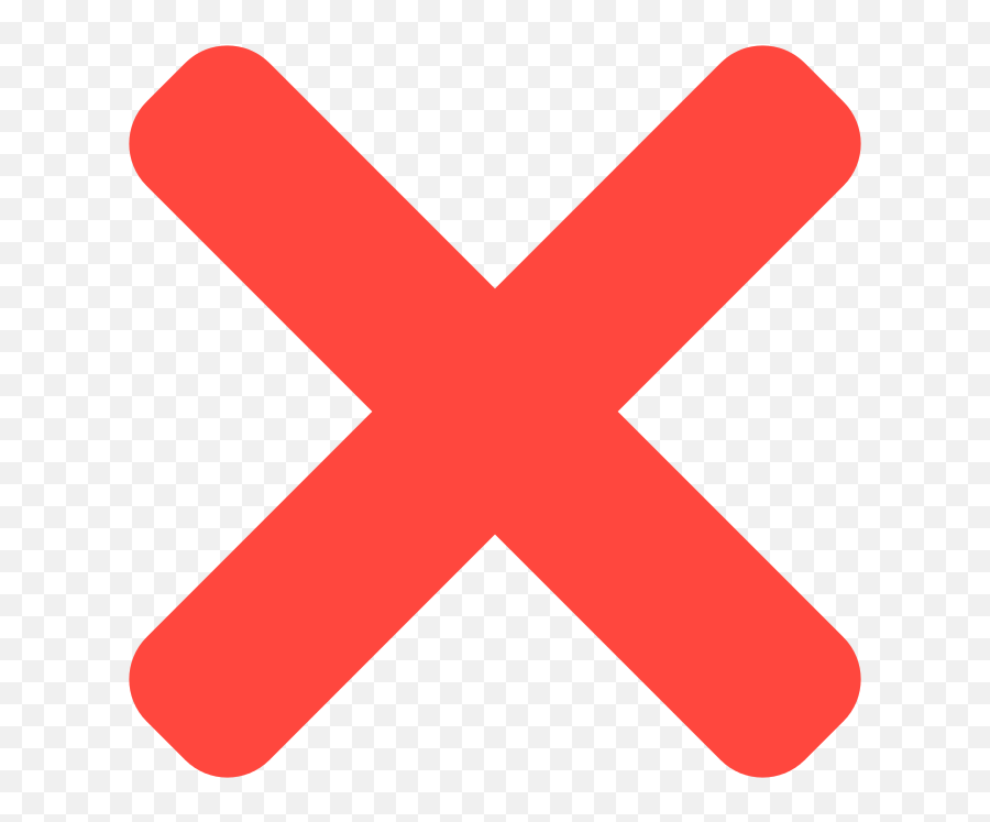 Cross Emoji Png Transparent Images - Cross Red Icon Png,Cross Emoji Iphone