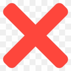 Cross Emoji Png Transparent Images - Cross Red Icon Png,Cross Emoji Iphone