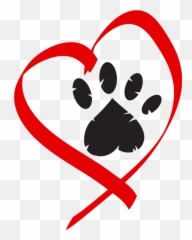 Library Of Cat Hearts Clip Art Library Png Files - Heart Transparent Background Paw Print Emoji,Cat Paws Emoji