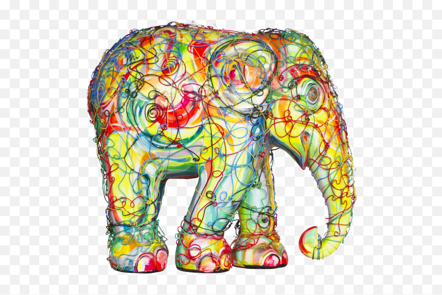 Elephant Parade Elephant Art - Animal Figure Emoji,Elepahnt Model Emotion