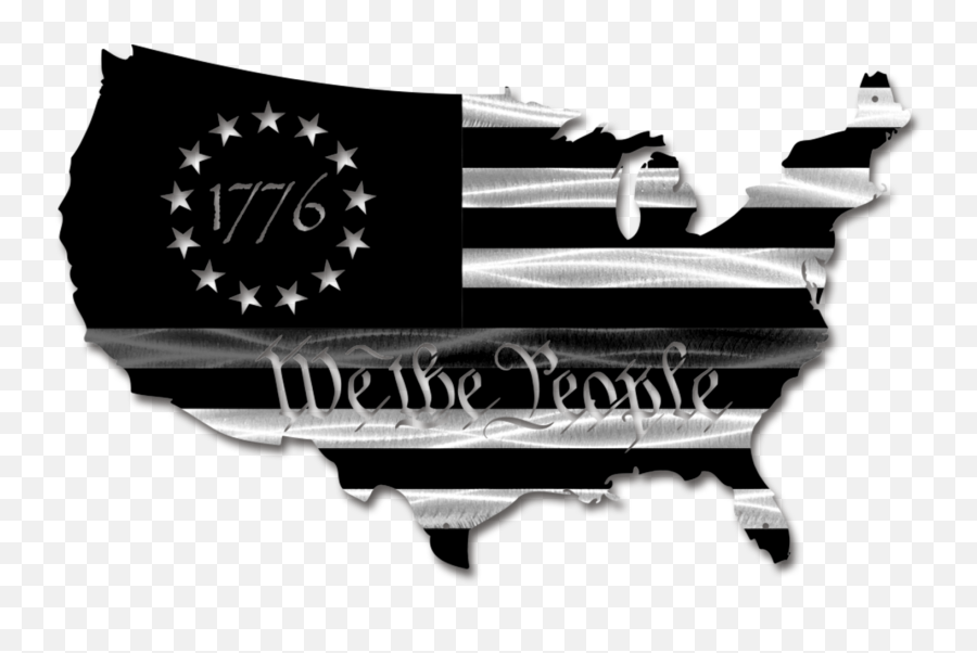 Betsy Ross Usa Map Flag U2013 Frontline Metal - Map Betsy Ross Usa Flag Emoji,American Flag Text Emoticon