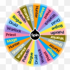 Wow Classic Class To Play Spin The Wheel App - Dot Emoji,Rogue Warcraft Emoji