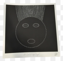 David Tibet - Current 93 Print Signed By David Tibet On Dot Emoji,In This House Emoticon
