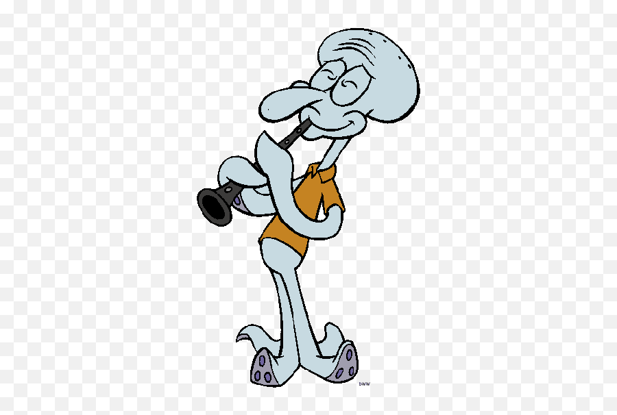 Squidward Tentacles - Ennis High School Band Emoji,Clarinet Emoji