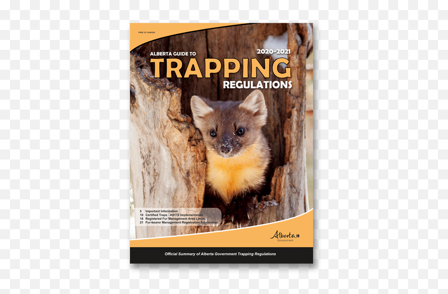 Alberta Guide To Trapping Regulations - Photo Caption Emoji,Emojis Oftrap Queen