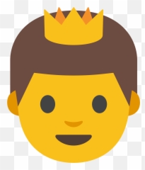 Príncipe - Emoticon Rey Emoji,Emojis Saludando