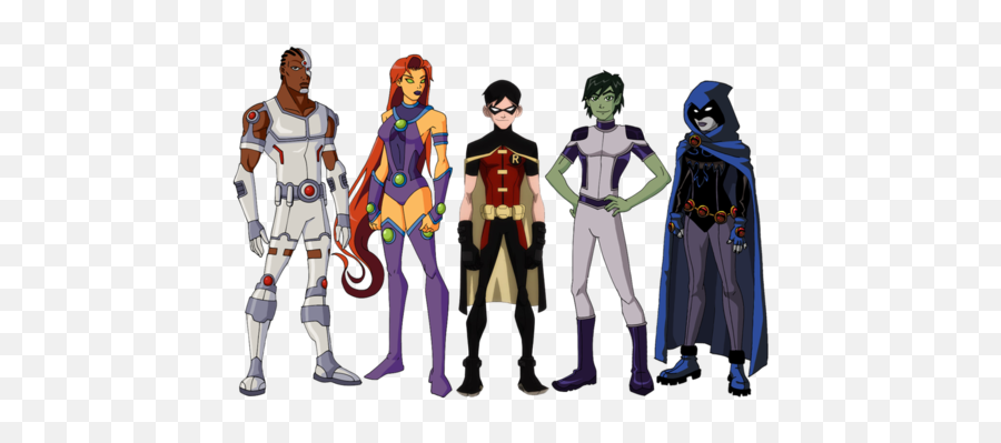 Teen Titans Vs - Young Justice Teen Titans Emoji,Teen Titans Raven Emotion Scence