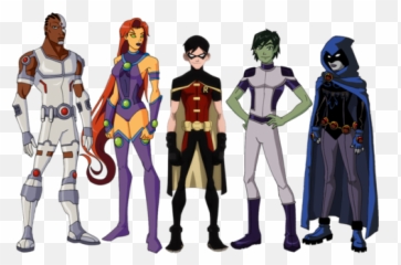 Teen Titans Vs - Young Justice Teen Titans Emoji,Teen Titans Raven Emotion Scence