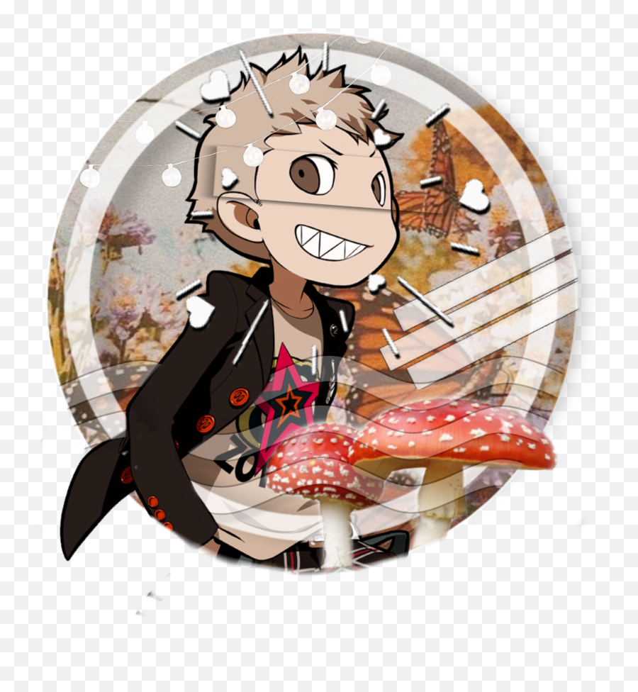 Persona5 P5 Edit Icon Aesthetic Sticker By Kally - Fictional Character Emoji,Ryuji Persona 5 Emoji Shirt