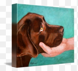 Chocolate Lab Head In Hand - Chocolate Lab Head In Hand Emoji,Emotion Code Chocolate