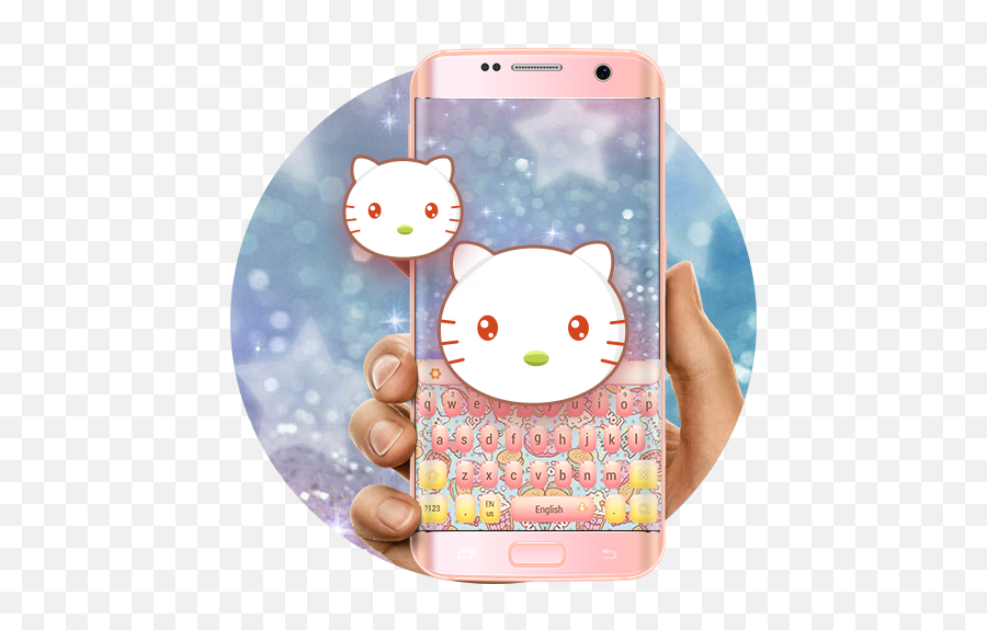 Cute Pink Kitty Keyboard - Apkonline Smartphone Emoji,Watery Eyes Emoji