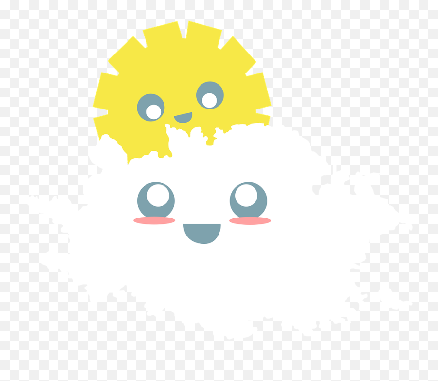 Cloud Cloudlet Sun Sky Milota Png Picpng Emoji,Cloud Emoticon