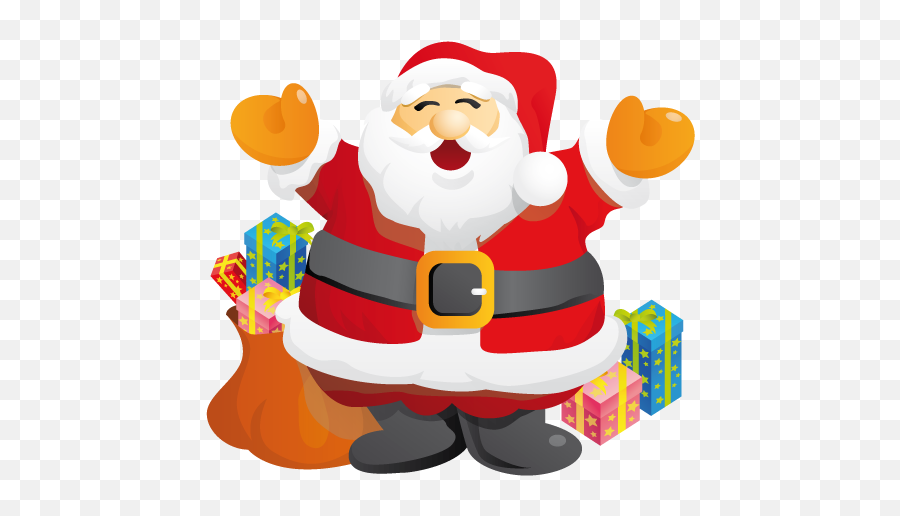 Santa Gifts Icon Christmas Iconset Mohsen Fakharian - Merry Christmas Greeting Card Easy Emoji,Happy Christmas Eve Emoji