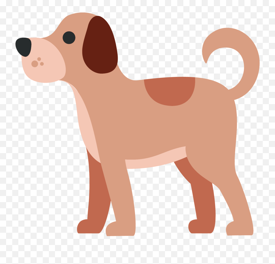 Dog Emoji Clipart - Emoji Dog Twitter,Happy Dog Emoji