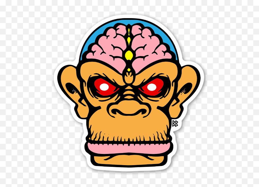 Ronald Mcdonald Face Png - Scary Emoji,Chimp Emotion Faces