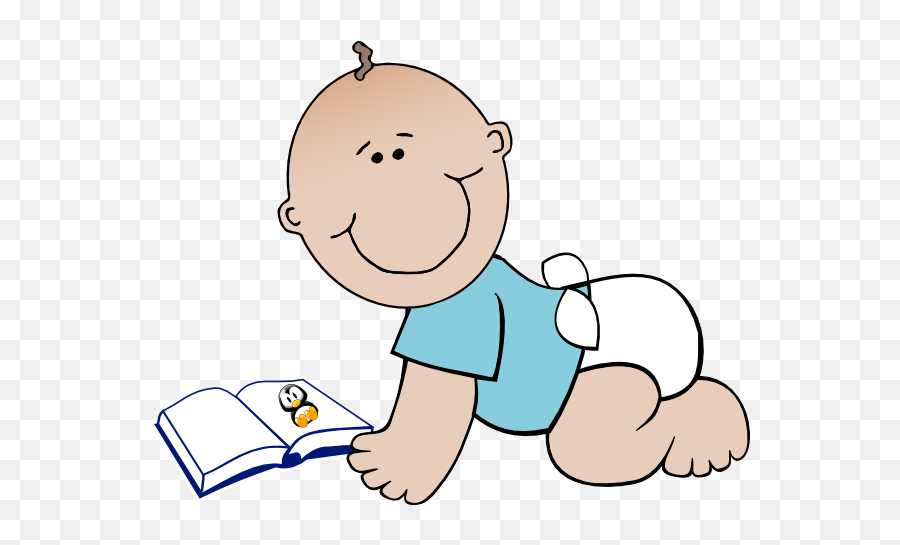Baby Reading Cliparts Png Images - Baby Doll Clip Art Emoji,Emoticon Mom Reading To Baby