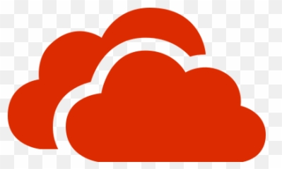Red Onedrive Icon In Color Style Emoji,Red Panda Emojis For Facebook