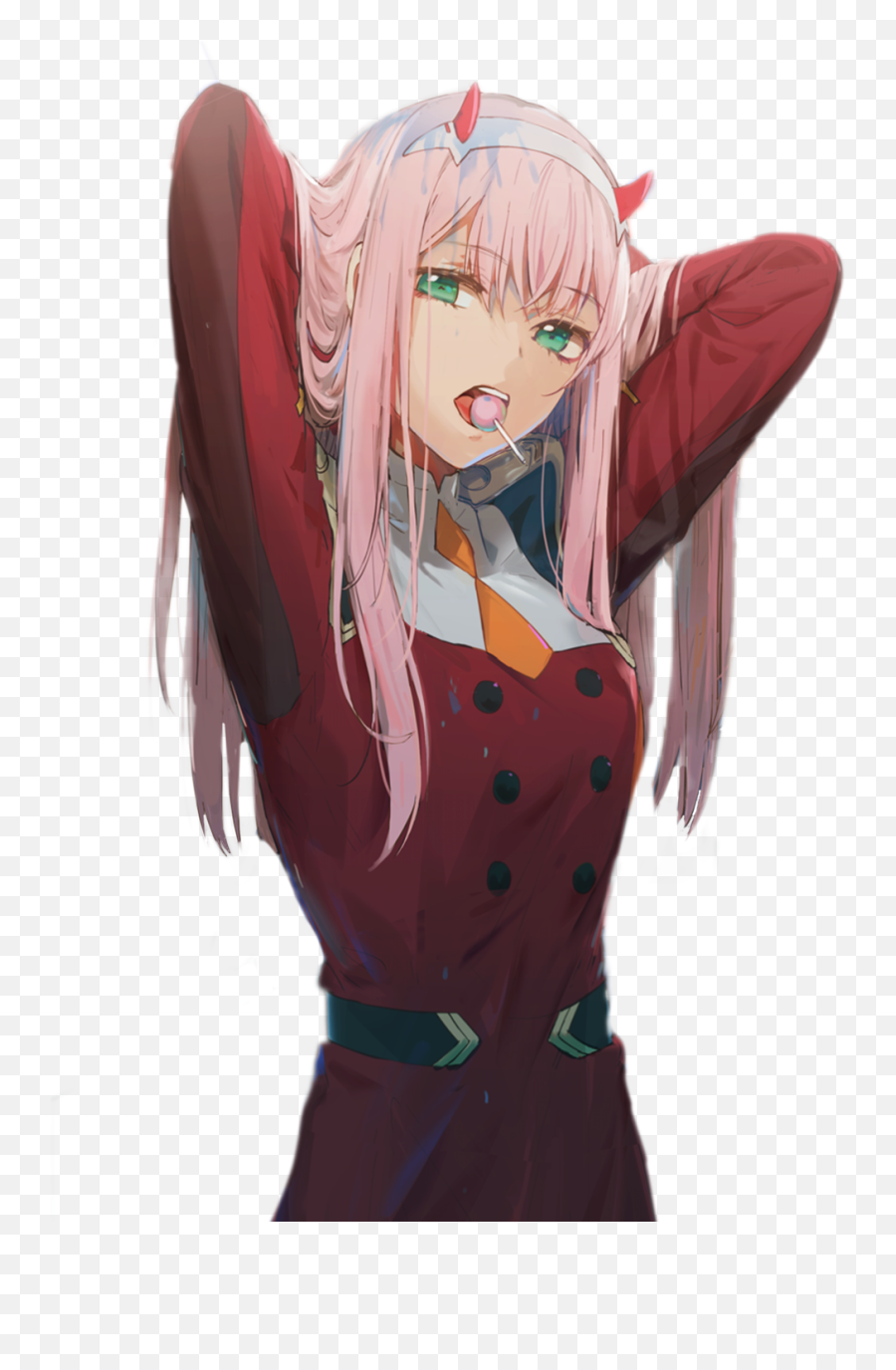 Transparent Zero Two Png 002 Darling In - Zero Two Png Transparent Emoji,Zero Two Emoji