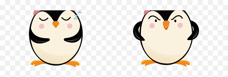 A Set Of Cute Cartoon Penguins Wearing Hats Png Images Cdr Emoji,Transparent League Of Legends Emojis