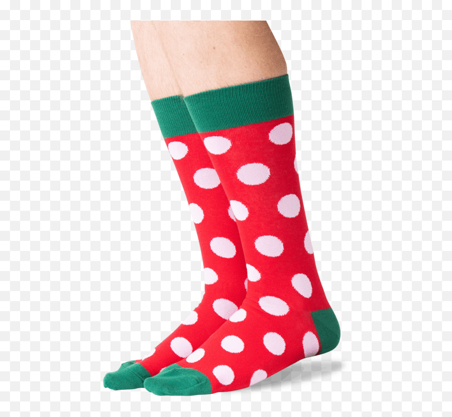 Menu0027s Christmas Polka Dot Crew Socks U2013 Hotsox Emoji,Christmas Emojis Coloring Pages