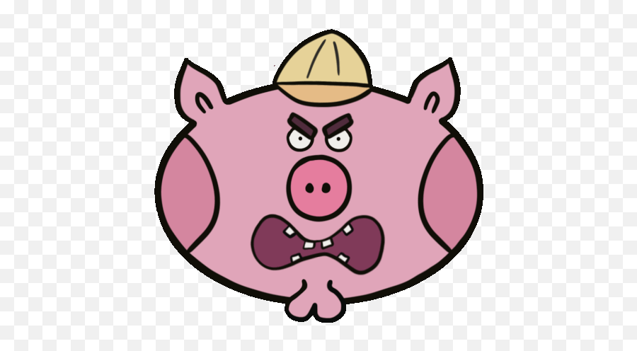 Piggy Emoji Sticker - Piggy Pig Emoji Discover U0026 Share Gifs,Angry Nose Emoji
