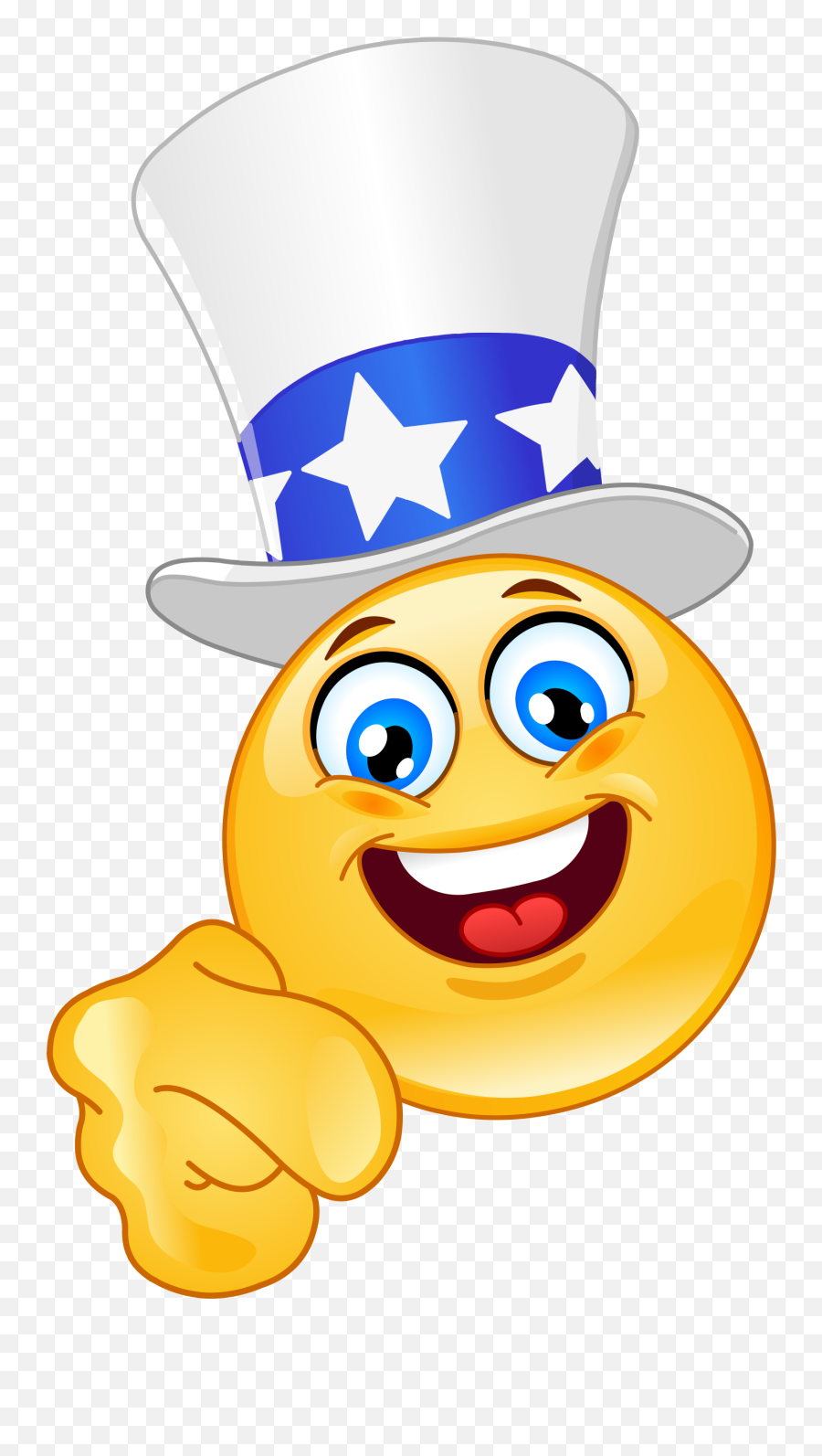 Uncle Sam Emoji Decal,Top Hat Emoji