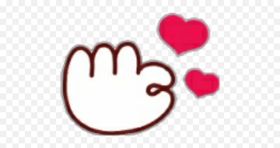 Sticker Maker - Cuteemojis Emoji,Korean Finger Heart Emoji Pnmg