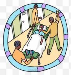 Emergency Patient On A Stretcher Royalty Free Vector Clip Emoji,Emergancy Emoji