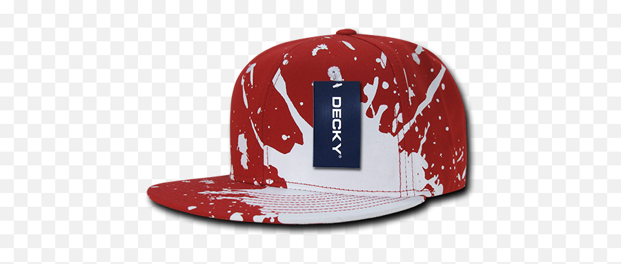 2 Tone Splash Design Flatbill Snapback U2013 Custembroideryusa Emoji,Splatter Emoji