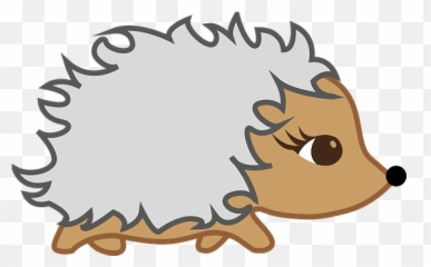 Free Hedgehog Animal Vectors - Cartoon Transparent Background Hedgehog Emoji,Hedgehog Emoticon