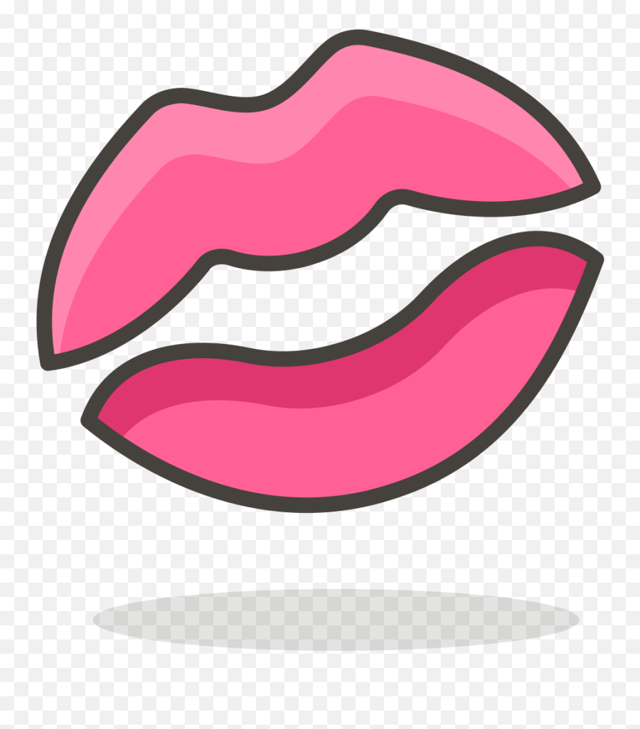 Kiss Mark Emoji Clipart - Portable Network Graphics,Lips Emoji