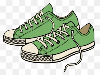 Green Sneakers Clipart Web - Pair Of Shoes Clipart Emoji,Emoji Tennis Shoes