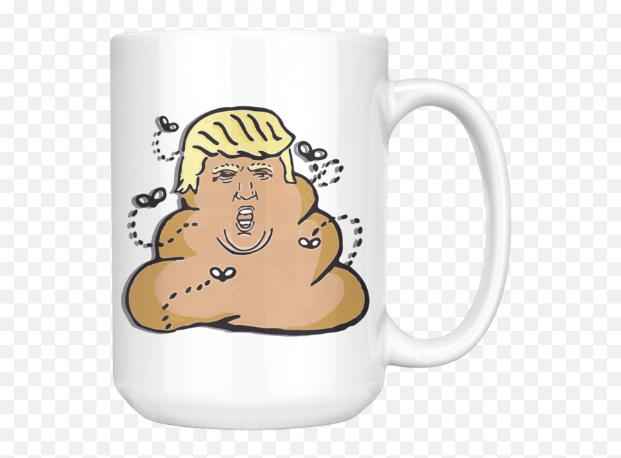 Trump Poop Emoji 15oz Mug - Rdtdaily Merch Tronald Dump,Emoji Shirts For Juniors