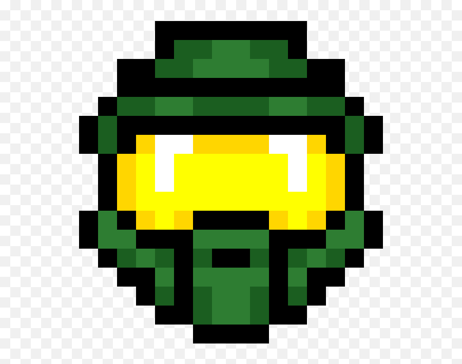 Pixilart - Spartan Helmet By Anonymous Pixel Master Chief Helmet Emoji,Emoticon Helmet