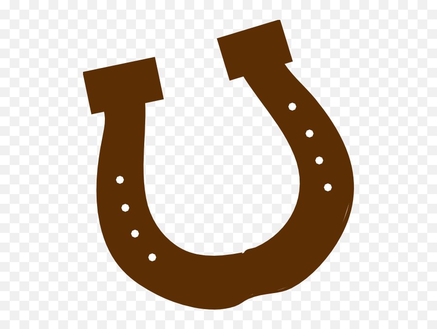 Horseshoe Horse Shoe Clip Art Vector - Brown Horseshoe Clipart Emoji,Horseshoe Emoji