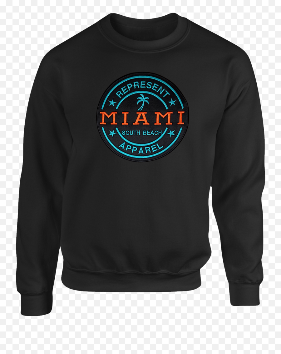 Miami South Beach Sweatshirt Black - Yarasky Emoji,Black Emoji Sweatshirt