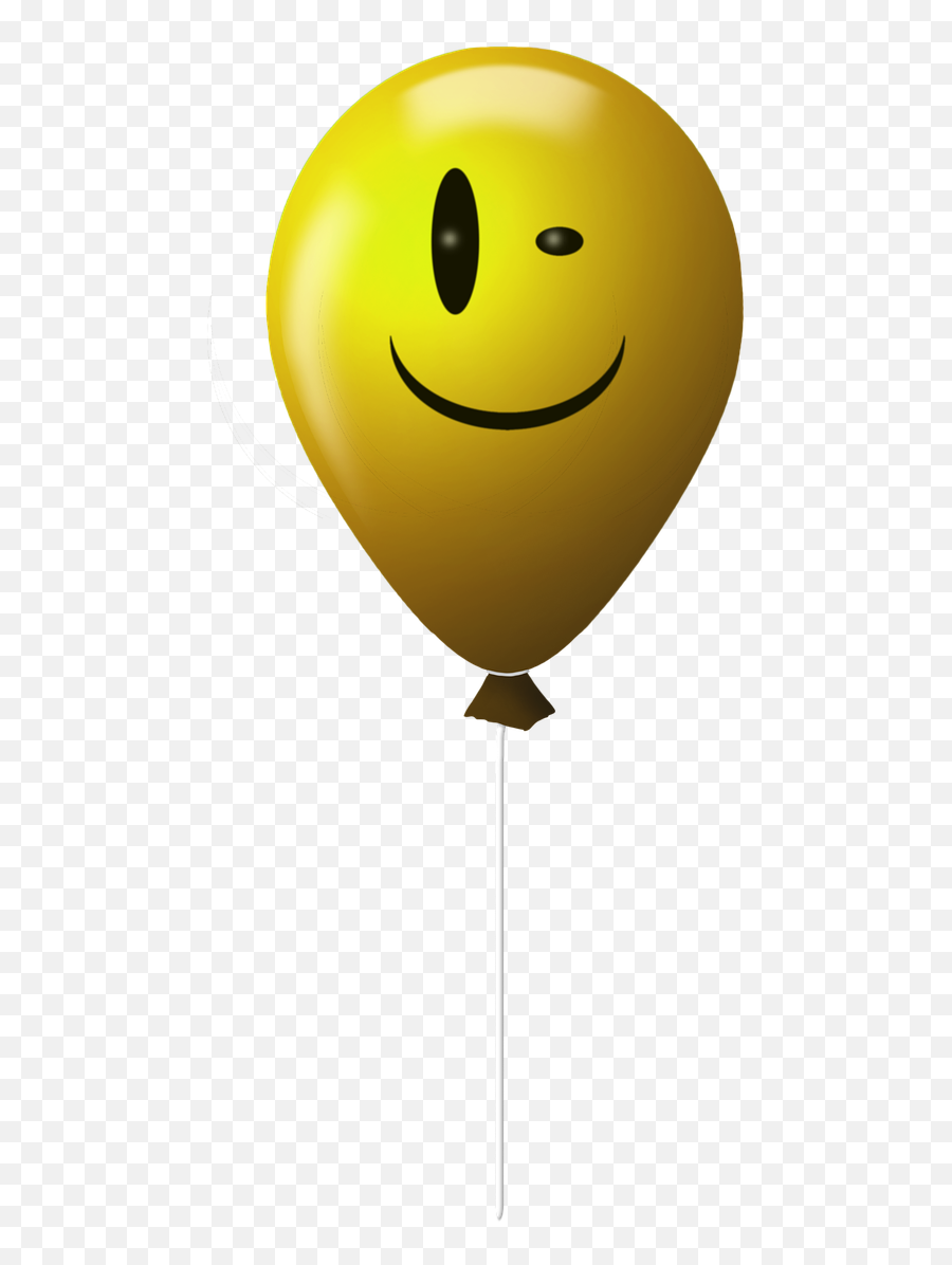 Emoticon Balloon Smile Yellow Png - Happy Emoji,Facebook Balloon Emoticon