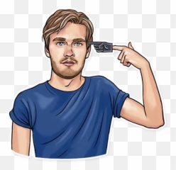 Pewdiepie Whatsapp Stickers - Personal Grooming Emoji,Pewdiepie Emojis In Real Life