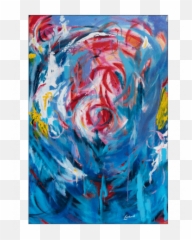 Bob Lombardi - Rose Family Emoji,Abstract Painting Emotions