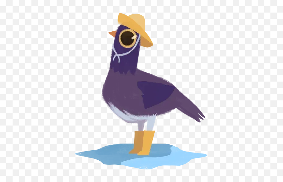 Love Trash Doves - Syd Weiler Pigeon Emoji,Purple Bird Emoji