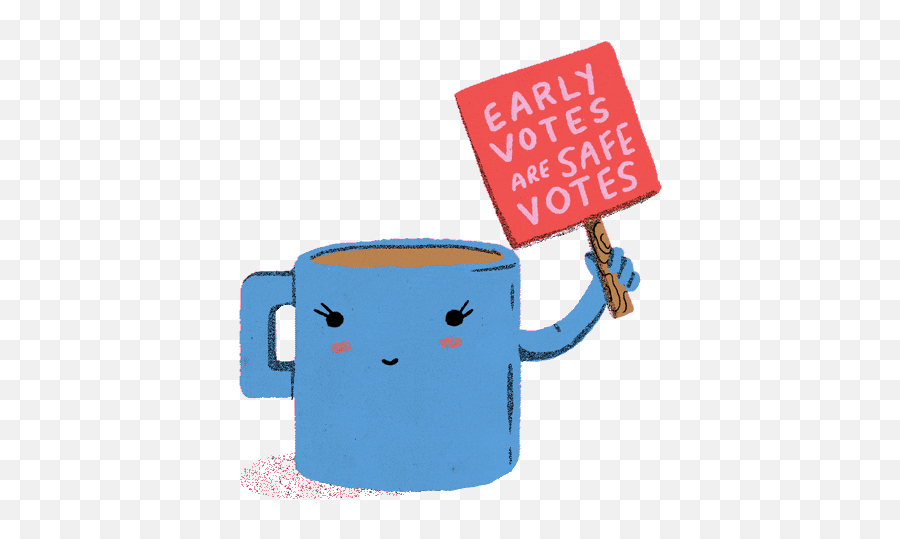 Top Mail In Voting Stickers For Android - Cup Emoji,Gif Of Emoticon Sharing Coffee