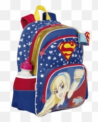 Mochila Grande Super Hero Girls Super Girl 18y Sestini 65119 - Mochila Escolar Da Super Girl Emoji,Mochila Escolar Dos Emotions