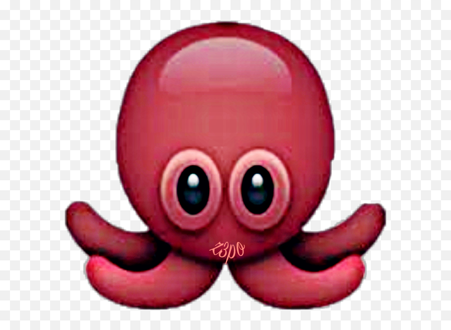 Mouth Clipart Giant - Octopus Iphone Emoji Transparent Emoji,Iphone Emoji Pictures