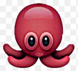 Mouth Clipart Giant - Octopus Iphone Emoji Transparent Emoji,Iphone Emoji Pictures