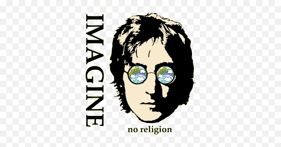 Imagine No Religion - John Lennon Face Imagine Emoji,Are You Running On Your Emotions Or Your Cinvictions Tim Tebow