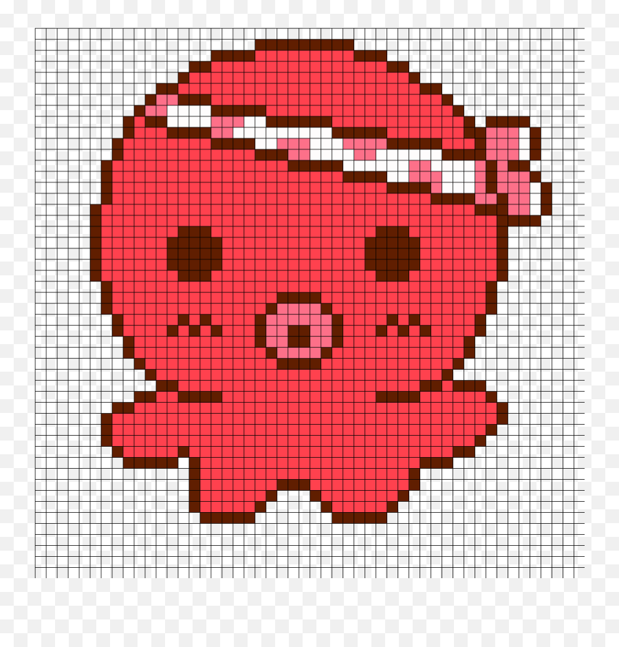Kandi Patterns - Rowlet Cross Stitch Emoji,Sonic Screwdriver Emoticon