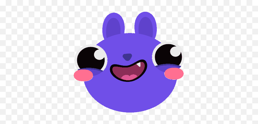 Leart Bunny Gif - Leart Bunny Purple Discover U0026 Share Gifs Dot Emoji,Animated Gif Emoticon 