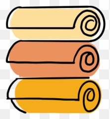 Three Towels Colorful Icon Stroke - Transparent Png U0026 Svg Icono Toalla Png Emoji,Towel Emoticon Facebook