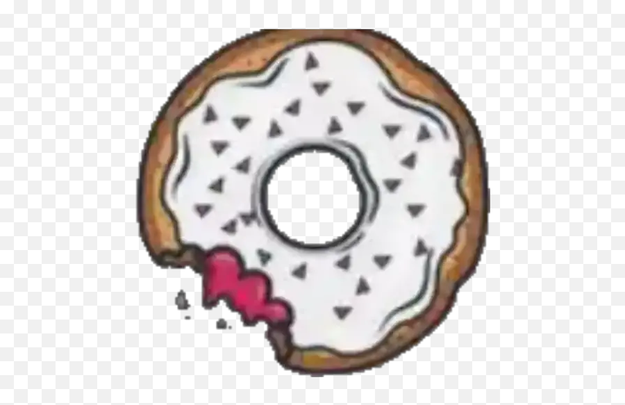 Donuts Stickers For Whatsapp - Dot Emoji,Emoji Donuts