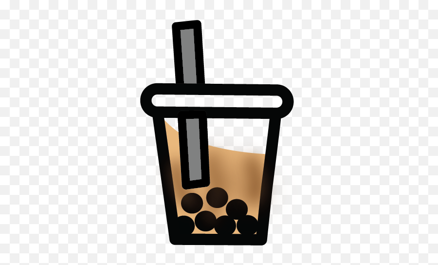 Brown Sugar Milk Tea - Brown Sugar Milk Tea Clipart Emoji,Bubble Tea Emoji